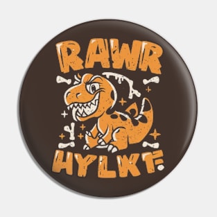 T-rex Rawr Pin