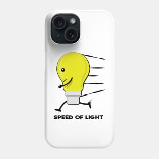 Speed Of Light - Funny Running Bulb Phone Case