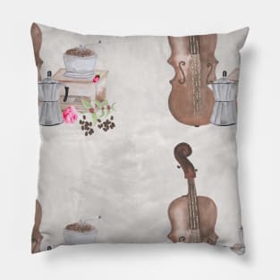 Coffee Neck Gator Viola Cello Coffee Been French Press Coffee Pillow