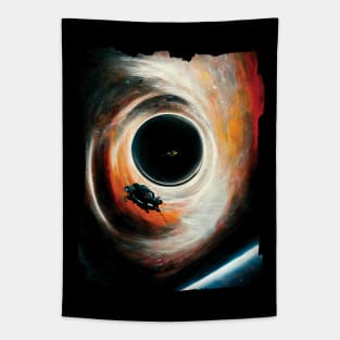 Spaceships Inside A Black Hole | Science Fiction Tapestry