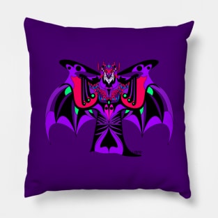 uukum soots camazots the mayan dracula vampire ecopop pattern armor Pillow