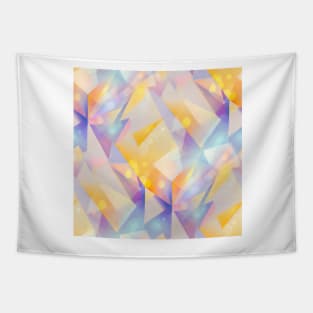 seamless Geometric pattern of crystals Tapestry