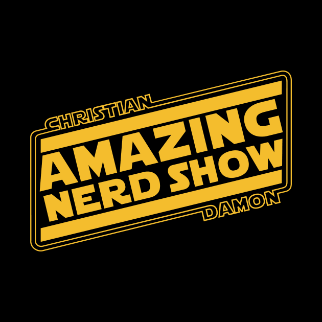 The Amazing Nerd Logo (Golden) by The Amazing Nerd Show 