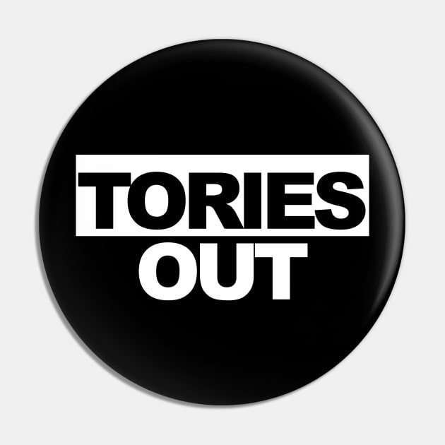 Tories Out Pin by GoldenGear