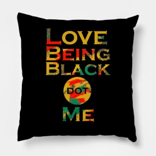 LoveBeingBlack dot Me (Horizontal) Pillow