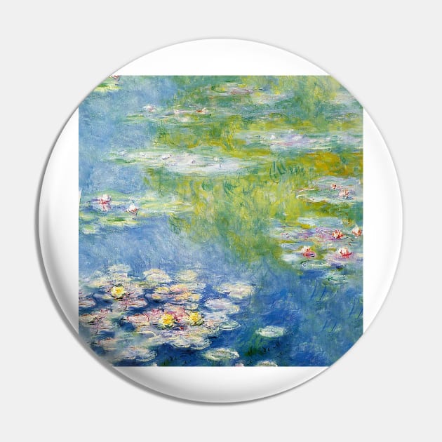 Waterlilies - Claude Monet Pin by themasters