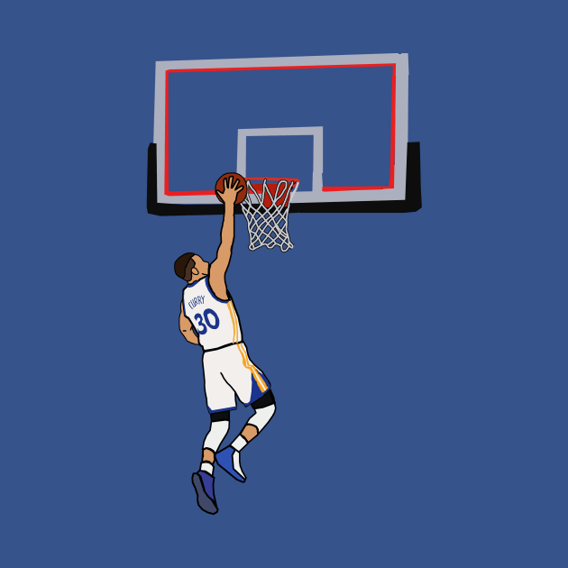 Steph Curry Misses The Dunk - NBA Golden State Warriors by xavierjfong