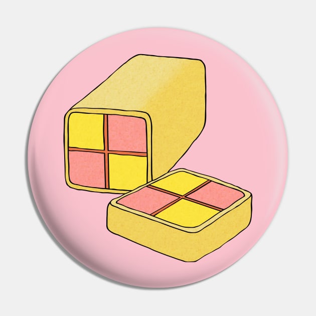 Battenberg Cake Pin by CarlBatterbee