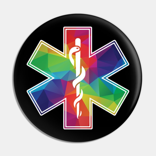 Star of Life- Gemoetric Pin by Sharayah