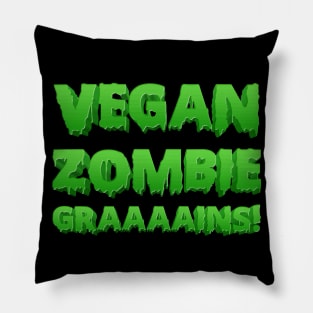 vegan zombie Pillow