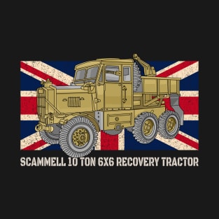 Scammell 10 Ton 6x6 Recovery Tractor British WW2 Army Truck Gift T-Shirt