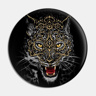 Golden Leopard Pin