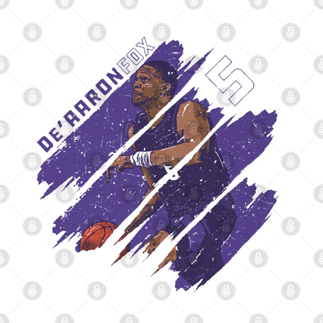 De'Aaron Fox Sacramento Stripes by ClarityMacaws