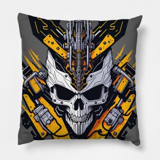 Mecha Skull S02 D65 Pillow