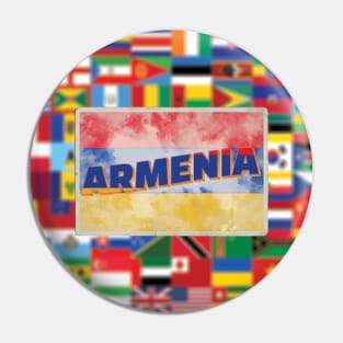 Armenia Vintage style retro souvenir Pin