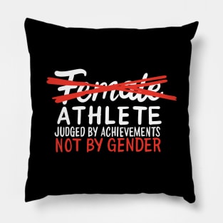 Female Athlete Sportswoman Empowerment Pillow