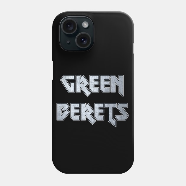 Green Berets Phone Case by Erena Samohai