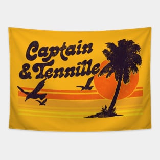 Captain & Tennille -- Retro 70s Design Tapestry