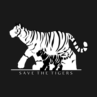 Save the Tigers (Black) T-Shirt