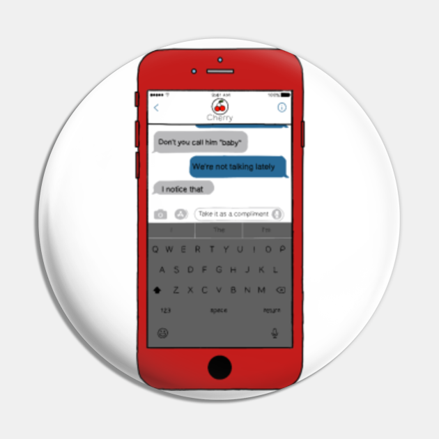 Cherry Lyrics Cherry Pin TeePublic