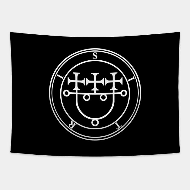 Seal of Sitri or Sigil of Sitri. Bitru or Sytry Tapestry by OccultOmaStore