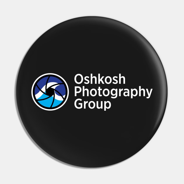 OPG Standard Logo White Type Horizontal Pin by OshkoshPhotographyGroup_1