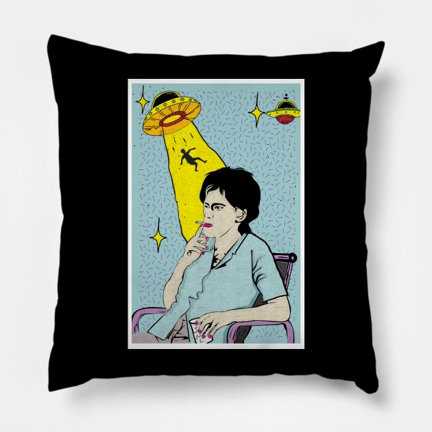 Kate McKinnon SNL Alien Pillow by Now and Forever