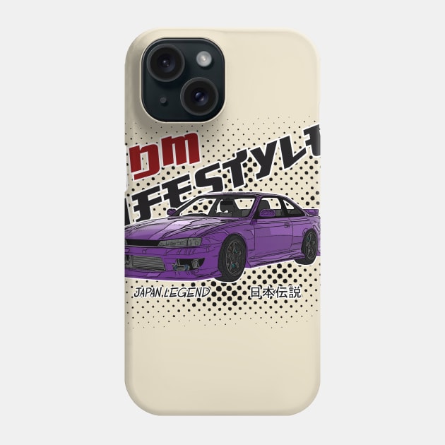 Nissan Silvia s14 Phone Case by JDMzone