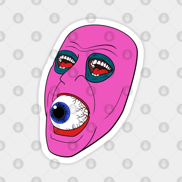 Pink Horror Magnet by Cup Of Joe, Inc.