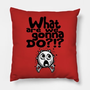 Doodle Dilemma: Funny Quote Doodle Drawing Pillow