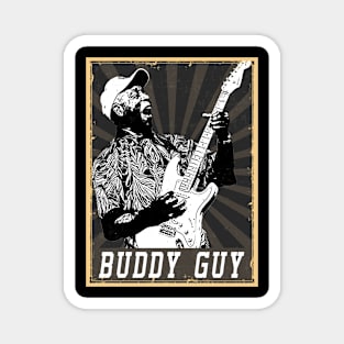 80s Style Buddy Guy Magnet