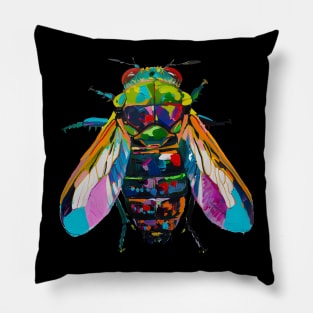 Cicada Colorful Pop Art Design Animal Lover Gift Idea Pillow