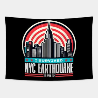I Survived The NYC Earthquake 2024 Tapestry