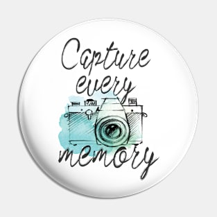 Capture Every Memory Photography Pin
