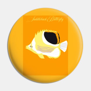 Saddleback Butterfy Fish Pin