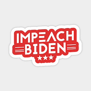 Anti Biden Anti Democrat Anti Liberal Funny Gifts Impeach Biden Magnet