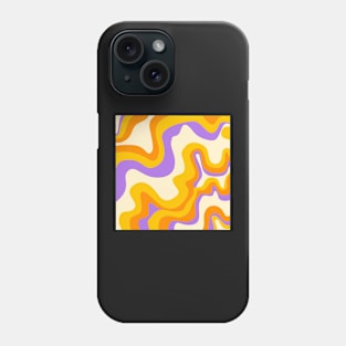 Funky Retro Waves Pattern Phone Case