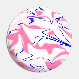 y2k Retro Pink Swirl Cloud Pattern Pin