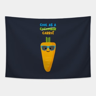 Cool as a Carrot not a Cucumber Tapestry