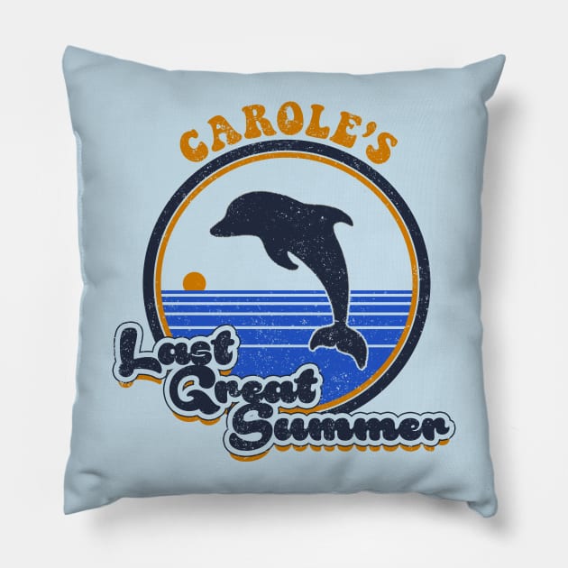 Carole's Last Great Summer Pillow by Bitch Sesh