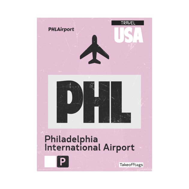 PHL Philadelphia airport code by Woohoo