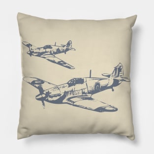 WW2 Warcraft Plane Pillow