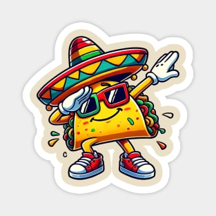 Dabbing Taco Cinco de Mayo – Funny Kids Magnet