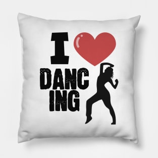 I love dancing women Pillow