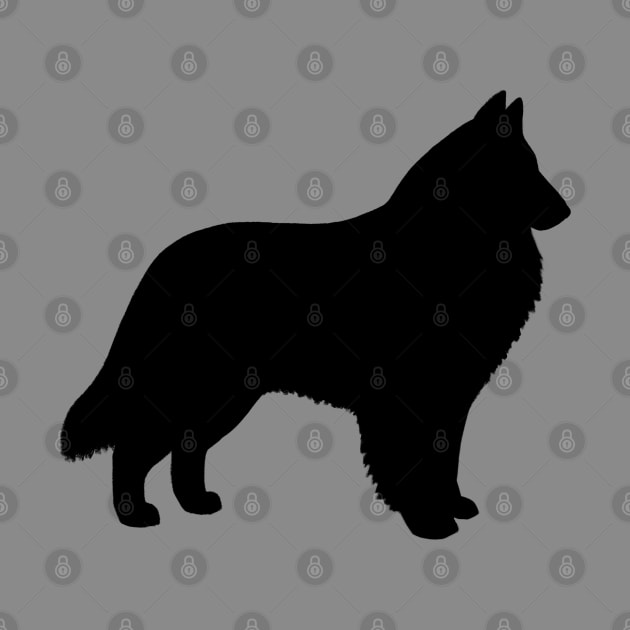 Belgian Sheepdog Silhouette by Coffee Squirrel