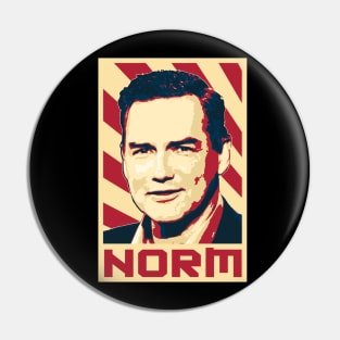 Norm Macdonald Retro Propagnda Pin