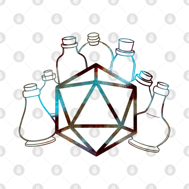 D&D Dice and Potions by CuteNerds