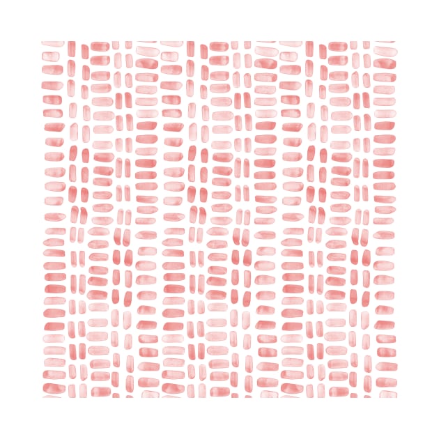 Abstract rectangles - coral by wackapacka