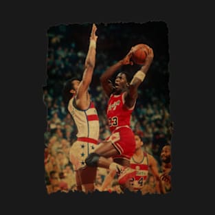 Michael Jordan vs Washington Bullets, 1985 Vintage T-Shirt