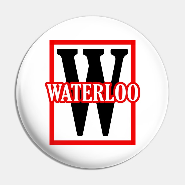 Waterloo Pin by colorsplash